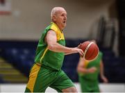 1 April 2022; Jim Hughes of Killarney Cougars during the InsureMyHouse.ie Masters Over 50’s Men National Cup Final match between Killarney Cougars and UCD Lions at the National Basketball Arena in Dublin. Photo by Sam Barnes/Sportsfile