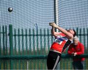 3 April 2022; Brendan O'Donnell of Lifford Strabane AC, Donegal, competing in the Senior men's hammer during the AAI National Spring Throws Championships at Templemore Athletics Club in Tipperary. Photo by Sam Barnes/Sportsfile