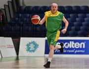 1 April 2022; Jim Hughes of Killarney Cougars during the InsureMyHouse.ie Masters Over 50’s Men National Cup Final match between Killarney Cougars and UCD Lions at the National Basketball Arena in Dublin. Photo by Sam Barnes/Sportsfile