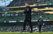 29 March 2022; Republic of Ireland manager Stephen Kenny before the international friendly match between Republic of Ireland and Lithuania at the Aviva Stadium in Dublin. Photo by Sam Barnes/Sportsfile