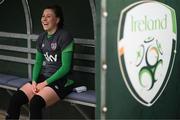 5 April 2022; Lucy Quinn during a Republic of Ireland Women training session at the FAI National Training Centre in Abbotstown, Dublin. Photo by Stephen McCarthy/Sportsfile