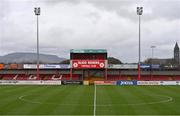 5 April 2022; A general view before the SSE Airtricity League Premier Division match between Sligo Rovers and Bohemians at The Showgrounds in Sligo. Photo by Ramsey Cardy/Sportsfile