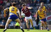 3 April 2022; Finnian Ó Laoí of Galway in action against David Murray, 2, and Niall Kilroy of Roscommon during the Allianz Football League Division 2 Final match between Roscommon and Galway at Croke Park in Dublin. Photo by Ray McManus/Sportsfile