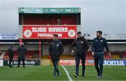 5 April 2022; Sligo Rovers players walk the pitch before the SSE Airtricity League Premier Division match between Sligo Rovers and Bohemians at The Showgrounds in Sligo. Photo by Ramsey Cardy/Sportsfile