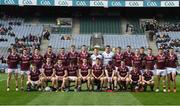 3 April 2022; The Galway squad before the Allianz Football League Division 2 Final match between Roscommon and Galway at Croke Park in Dublin. Photo by Ray McManus/Sportsfile