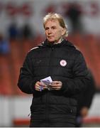 5 April 2022; Sligo Rovers manager Liam Buckley during the SSE Airtricity League Premier Division match between Sligo Rovers and Bohemians at The Showgrounds in Sligo. Photo by Ramsey Cardy/Sportsfile