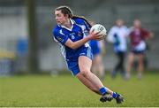 1 April 2022; Alana Fitzpatrick of Mount Saint Michael during the Lidl All Ireland Post Primary Schools Senior ‘B’ Championship Final match between Mount Saint Michael, Claremorris, Mayo and Coláiste Oiriall, Monaghan at Glennon Brothers Pearse Park in Longford. Photo by Ramsey Cardy/Sportsfile