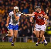 2 April 2022; Neil Montgomery of Waterford is tackled by Darragh Fitzgibbon of Cork during the Allianz Hurling League Division 1 Final match between Cork and Waterford at FBD Semple Stadium in Thurles, Tipperary. Photo by Ray McManus/Sportsfile