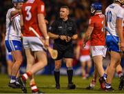 2 April 2022; Referee Liam Gordon during the Allianz Hurling League Division 1 Final match between Cork and Waterford at FBD Semple Stadium in Thurles, Tipperary. Photo by Ray McManus/Sportsfile
