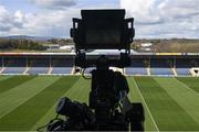 2 April 2022; A television broadcast camera in position before the Allianz Hurling League Division 1 Final match between Cork and Waterford at FBD Semple Stadium in Thurles, Tipperary. Photo by Ray McManus/Sportsfile