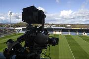 2 April 2022; A television broadcast camera in position before the Allianz Hurling League Division 1 Final match between Cork and Waterford at FBD Semple Stadium in Thurles, Tipperary. Photo by Ray McManus/Sportsfile