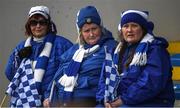 2 April 2022; Three Waterford supporters before the Allianz Hurling League Division 1 Final match between Cork and Waterford at FBD Semple Stadium in Thurles, Tipperary. Photo by Ray McManus/Sportsfile