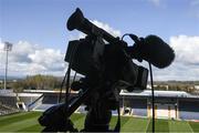 2 April 2022; A television broadcast camera in position before the Allianz Hurling League Division 1 Final match between Cork and Waterford at FBD Semple Stadium in Thurles, Tipperary. Photo by Ray McManus/Sportsfile