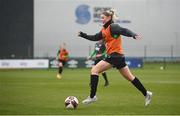 6 April 2022; Éabha O'Mahony during a Republic of Ireland women training session at the FAI National Training Centre in Abbotstown, Dublin. Photo by Stephen McCarthy/Sportsfile