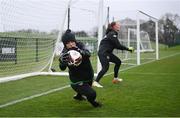 6 April 2022; Goalkeeper Grace Moloney during a Republic of Ireland women training session at the FAI National Training Centre in Abbotstown, Dublin. Photo by Stephen McCarthy/Sportsfile