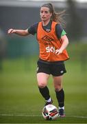 6 April 2022; Chloe Mustaki during a Republic of Ireland women training session at the FAI National Training Centre in Abbotstown, Dublin. Photo by Stephen McCarthy/Sportsfile