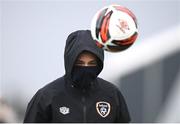 6 April 2022; Jessica Ziu during a Republic of Ireland women training session at the FAI National Training Centre in Abbotstown, Dublin. Photo by Stephen McCarthy/Sportsfile