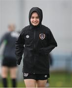 6 April 2022; Izzy Atkinson during a Republic of Ireland women training session at the FAI National Training Centre in Abbotstown, Dublin. Photo by Stephen McCarthy/Sportsfile