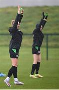 6 April 2022; Megan Connolly during a Republic of Ireland women training session at the FAI National Training Centre in Abbotstown, Dublin. Photo by Stephen McCarthy/Sportsfile