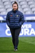 2 April 2022; Tipperary physiotherapist Ciara Gleeson before the Allianz Football League Division 4 Final match between Cavan and Tipperary at Croke Park in Dublin. Photo by Piaras Ó Mídheach/Sportsfile