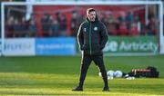 8 April 2022; Shamrock Rovers manager Stephen Bradley before the SSE Airtricity League Premier Division match between Shelbourne and Shamrock Rovers at Tolka Park in Dublin. Photo by Seb Daly/Sportsfile