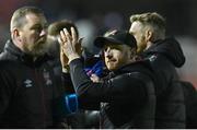 8 April 2022; Dundalk head coach Stephen O'Donnell after the SSE Airtricity League Premier Division match between St Patrick's Athletic and Dundalk at Richmond Park in Dublin. Photo by Ramsey Cardy/Sportsfile