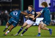 8 April 2022; Garry Ringrose of Leinster is tackled by Tietie Tuimauga of Connacht during the Heineken Champions Cup Round of 16 first leg match between Connacht and Leinster at the Sportsground in Galway. Photo by Brendan Moran/Sportsfile