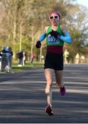 9 April 2022; Laura Mcdonnell of Rathfarnham WSAF AC, Dublin, during the Great Ireland Run incorporating the National 10k Championships at Phoenix Park in Dublin. Photo by Eóin Noonan/Sportsfile