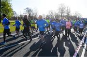 9 April 2022; Athletes during the Great Ireland Run incorporating the National 10k Championships at Phoenix Park in Dublin. Photo by Eóin Noonan/Sportsfile