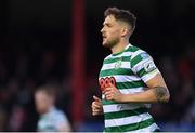 8 April 2022; Lee Grace of Shamrock Rovers during the SSE Airtricity League Premier Division match between Shelbourne and Shamrock Rovers at Tolka Park in Dublin. Photo by Seb Daly/Sportsfile