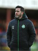 8 April 2022; Shamrock Rovers manager Stephen Bradley before the SSE Airtricity League Premier Division match between Shelbourne and Shamrock Rovers at Tolka Park in Dublin. Photo by Seb Daly/Sportsfile