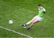 3 April 2022; Kerry goalkeeper Shane Ryan takes a kick-out during the Allianz Football League Division 1 Final match between Kerry and Mayo at Croke Park in Dublin. Photo by Piaras Ó Mídheach/Sportsfile