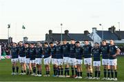 8 April 2022; Leinster players before the Heineken Champions Cup Round of 16 First Leg match between Connacht and Leinster at the Sportsground in Galway. Photo by Harry Murphy/Sportsfile