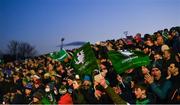 8 April 2022; Connacht supporters during the Heineken Champions Cup Round of 16 First Leg match between Connacht and Leinster at the Sportsground in Galway. Photo by Harry Murphy/Sportsfile