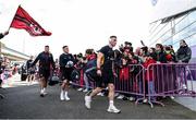 9 April 2022; Ulster players arrive before the Heineken Champions Cup Round of 16 first leg match between Toulouse and Ulster at Stade Ernest Wallon in Toulouse, France. Photo by Manuel Blondeau/Sportsfile