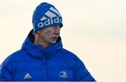 8 April 2022; Leinster head coach Leo Cullen before the Heineken Champions Cup Round of 16 first leg match between Connacht and Leinster at the Sportsground in Galway. Photo by Brendan Moran/Sportsfile