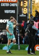 9 April 2022; Jonny Gray of Exeter Chiefs after the Heineken Champions Cup Round of 16 first leg match between Exeter Chiefs and Munster at Sandy Park in Exeter, England. Photo by Harry Murphy/Sportsfile