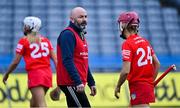 9 April 2022; Cork manager Matthew Twomey before the Littlewoods Ireland Camogie League Division 1 Final match between Cork and Galway at Croke Park in Dublin. Photo by Piaras Ó Mídheach/Sportsfile