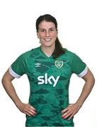 8 April 2022; Niamh Fahey during a Republic of Ireland Women squad portrait session at Castleknock Hotel in Dublin. Photo by Seb Daly/Sportsfile