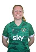 8 April 2022; Amber Barrett during a Republic of Ireland Women squad portrait session at Castleknock Hotel in Dublin. Photo by Seb Daly/Sportsfile