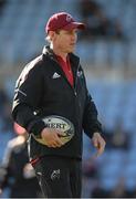 9 April 2022; Munster senior coach Stephen Larkham before the Heineken Champions Cup Round of 16 first leg match between Exeter Chiefs and Munster at Sandy Park in Exeter, England. Photo by Harry Murphy/Sportsfile