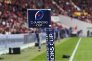 9 April 2022; Logo of the Heineken Champions Cup during the Heineken Champions Cup Round of 16 first leg match between Toulouse and Ulster at Stade Ernest Wallon in Toulouse, France. Photo by Manuel Blondeau/Sportsfile