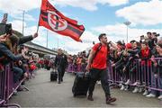 9 April 2022; Zack Holmes of Toulouse arrives at the stadium during the Heineken Champions Cup Round of 16 first leg match between Toulouse and Ulster at Stade Ernest Wallon in Toulouse, France. Photo by Manuel Blondeau/Sportsfile