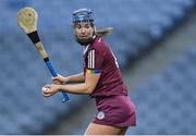 9 April 2022; Niamh Hanniffy of Galway during the Littlewoods Ireland Camogie League Division 1 Final match between Cork and Galway at Croke Park in Dublin. Photo by Piaras Ó Mídheach/Sportsfile