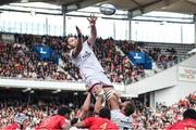 9 April 2022; Iain Henderson of Ulster during the Heineken Champions Cup Round of 16 first leg match between Toulouse and Ulster at Stade Ernest Wallon in Toulouse, France. Photo by Manuel Blondeau/Sportsfile