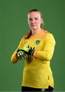 8 April 2022; Goalkeeper Courtney Brosnan during a Republic of Ireland Women squad portrait session at Castleknock Hotel in Dublin. Photo by Stephen McCarthy/Sportsfile