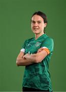 8 April 2022; Ciara Grant during a Republic of Ireland Women squad portrait session at Castleknock Hotel in Dublin. Photo by Stephen McCarthy/Sportsfile
