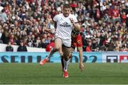 9 April 2022; Stuart McCloskey of Ulster during the Heineken Champions Cup Round of 16 first leg match between Toulouse and Ulster at Stade Ernest Wallon in Toulouse, France. Photo by John Dickson/Sportsfile