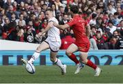 9 April 2022; Michael Lowry of Ulster during the Heineken Champions Cup Round of 16 first leg match between Toulouse and Ulster at Stade Ernest Wallon in Toulouse, France. Photo by John Dickson/Sportsfile