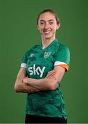 8 April 2022; Megan Connolly during a Republic of Ireland Women squad portrait session at Castleknock Hotel in Dublin. Photo by Stephen McCarthy/Sportsfile